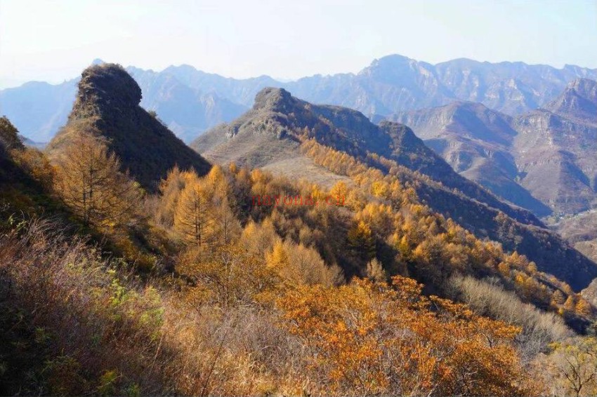 北京房山青杠沟道门岭穿越路线