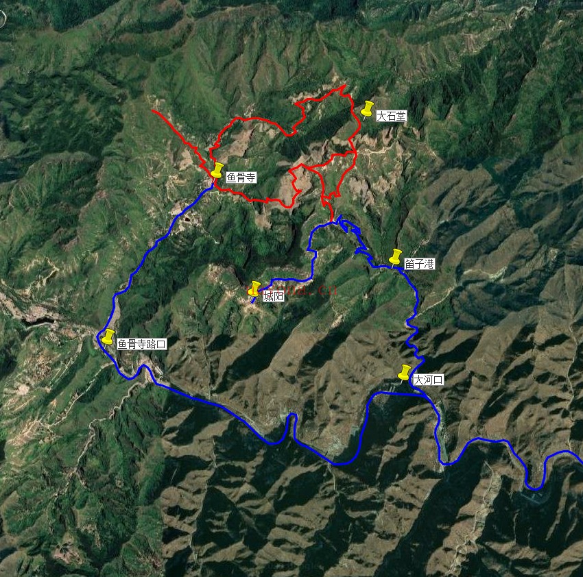 北京房山鱼骨寺土匪山一日游路线