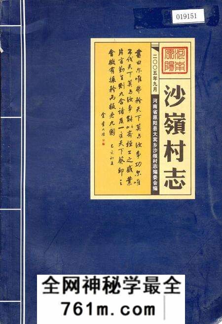 《沙岭村志》.pdf电子版_河南省志预览图