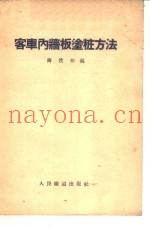 客车内墙板涂妆方法