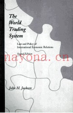 THE WORLD TRADING SYSTEM SECOND EDITION