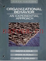 ORGANIZATIONAL BEHAVIOR AN EXPERIENTIAL APPROACH
