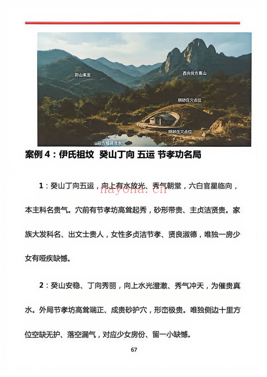章仲山玄空阴阳宅案例解析131页PDF 玄空风水