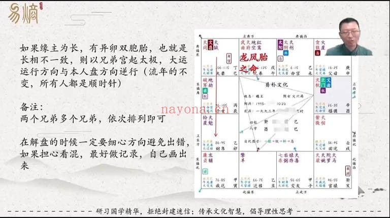 易熵明鲸紫微斗数传承班16集+笔记 紫微教程