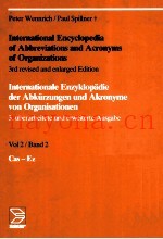 International Encyclopedia of Abbreviations and Acronyms of organizations vol2/band 2