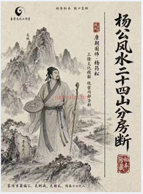 杨公风水二十四山分房断187页PDF 杨公风水