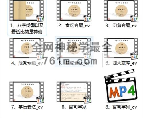 E445卯丁盲派八字高级班视频8集