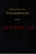 WIRTSCHAFTSRECHT BAND 2 DEUTSCHES WIRTSCHAFTSRECHT