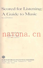 Scored for Listening:A Guide to Music  Second Edition