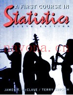 A FIRST COURSE IN STATISTICS SIXTH EDITION