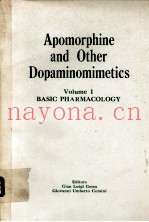 APOMORPHINE AND OTHER DOPMINOMIMETICS VOLUME1 CLINICAL PHARMACOLOGY