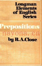 LANGMAN ELEMENTS OF ENGLISH SERIES PREPOSITIONS