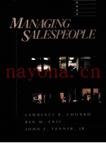 MANAGING SALESPEOPLE
