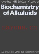 BIOCHEMISTRY OF ALKALOIDS