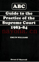 ABC GUIDE TO THE SUPREME COURT 1983-84