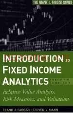 INTRODUCTION TO FIXED INCOME ANALYTICS SECOND EDITION