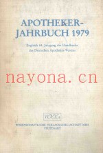 APOTHEKER-JAHRBUCH  1979