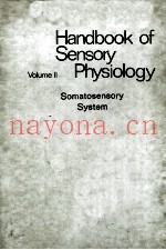 HANDBOOK OF SENSORY PHYSIOLOGY VOLUME II