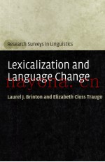 LEXICALIZATION AND LANGUAGE CHANGE