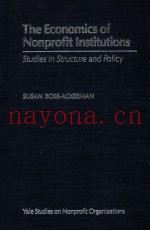 THE ECONOMICS OF NONPROFIT INSTITUTIONS
