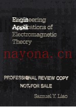 ENGINEERING APPLICATIONS OF ELECTROMAGNETIC THEORY