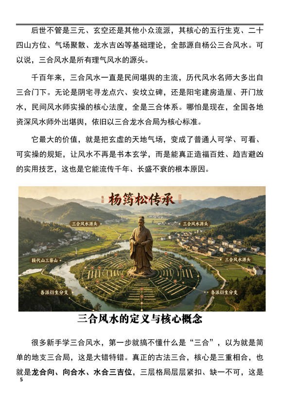 三合风水一本通分金坐度坐山立向穿山七十二龙259页PDF
