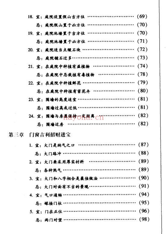 巨天中商务风水宜忌308页PDF 商务风水