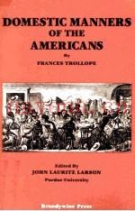 DOMESTIC MANNERS OF THE AMERICANS