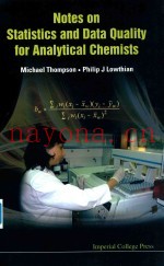 Notes on Statistics and Data Quality for Analytical Chemists