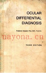 OCULAR DIFFERENTIAL DIAGNOSIS  THIRD EDITION
