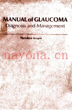 MANUAL OF GLAUCOMA  DIAGNOSIS AND MANAGEMENT