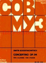 concertino op.94 for 2 Klaviere