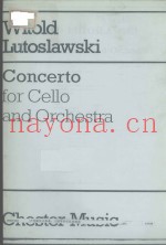 Concerto for Cello and Orchestra
