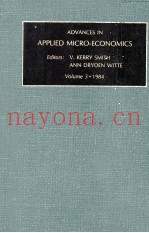 ADVANCES IN APPLIED MICRO-ECONOMICS VOLUME 3