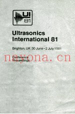 Ultrasonics International 81