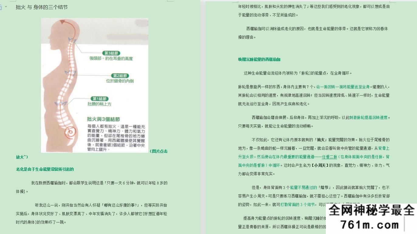 藏密回春瑜伽