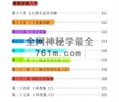 E448杨清娟《杨清娟绝技、铁口定乾坤、一本书读懂盲派做功，家里家外、寻根基找出处》PDF电子书326页