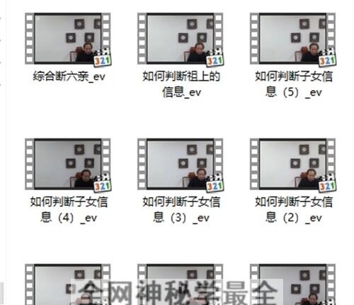 A2463徐丙昕四柱八字六亲篇视频16集