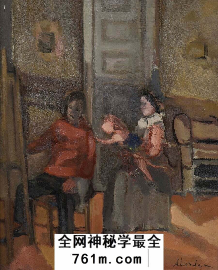波兰艺术家 阿尔弗雷德·阿伯丹 Alfred Aberdam 半抽象人物油画 百度网盘下载