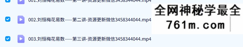 刘恒梅花易数 第1套+第2套+第3套 合集
