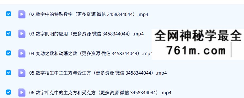 刘易铭 数字全息八字化命理高级实战课程50集