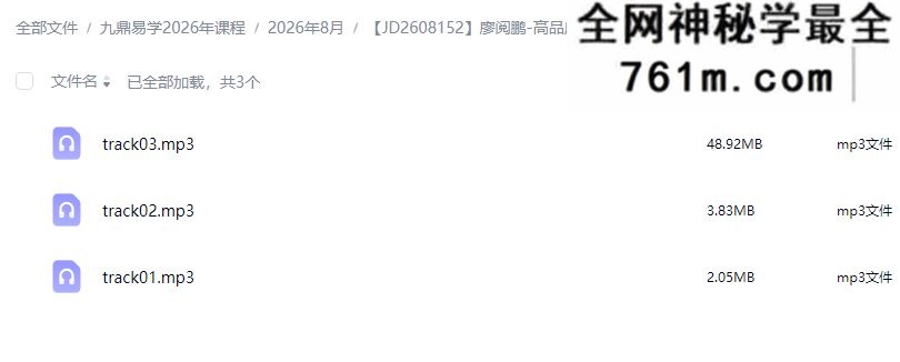 廖阅鹏-高品质睡眠催眠CD片