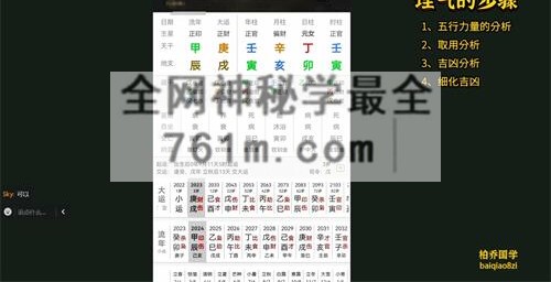 A2466柏乔弟子班完整版视频42集