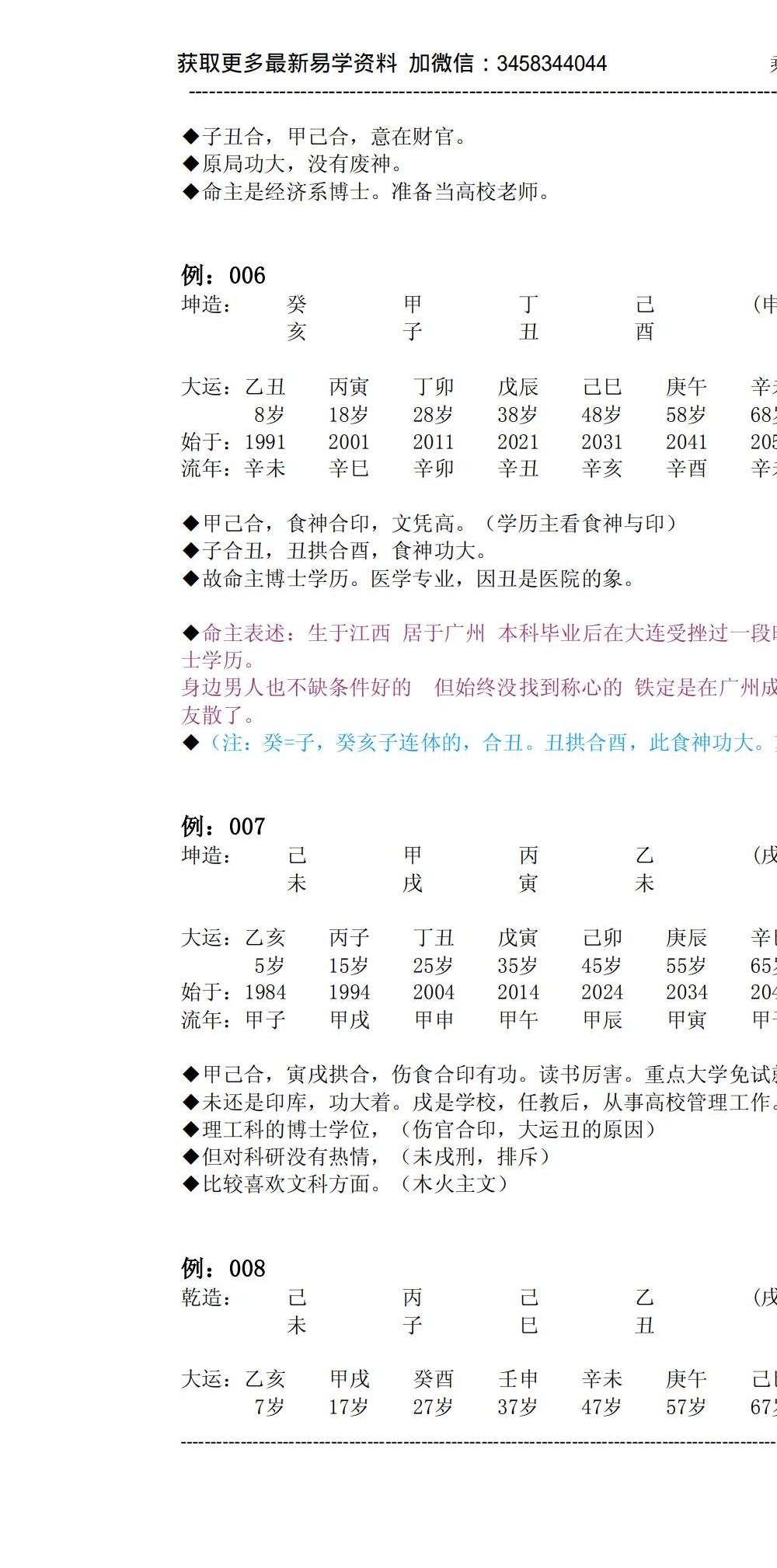 乘马班如 盲派命理 教材合集