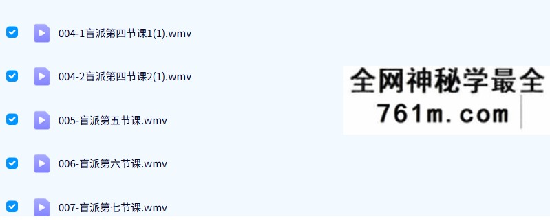 崔文举 盲派八字网络77集视频课程合集