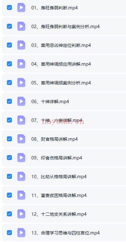师心讲堂道家八字用神喜忌21集视频 八字教程