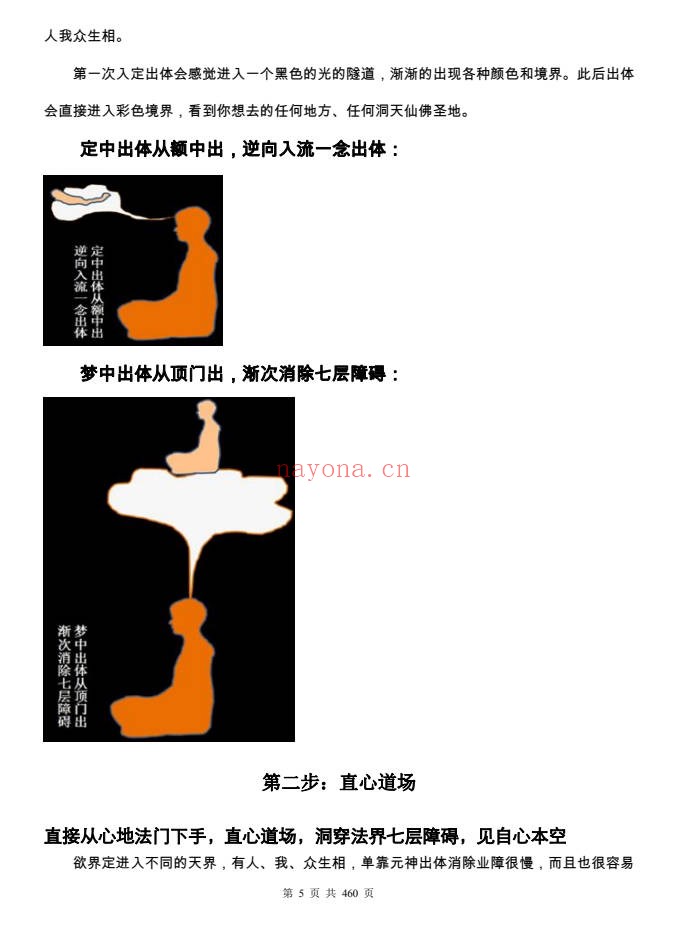 一尘丹道燃灯法脉460页PDF 丹道功法