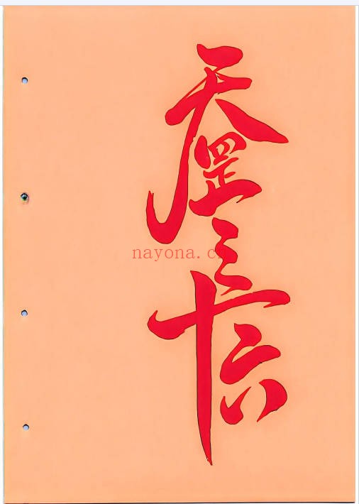 天罡三十六两个版本46页+154页PDF 道家秘法