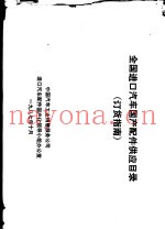 全国进口汽车国产配件供应目录  订货指南