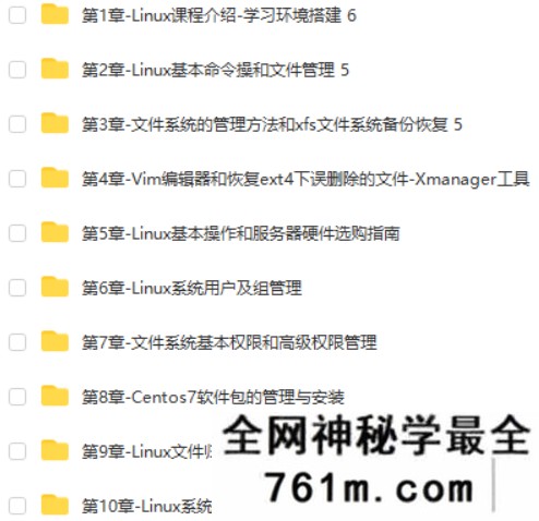 Linux/运维/云计算-零基础必学-Centos8-操作系统从入门到精通
